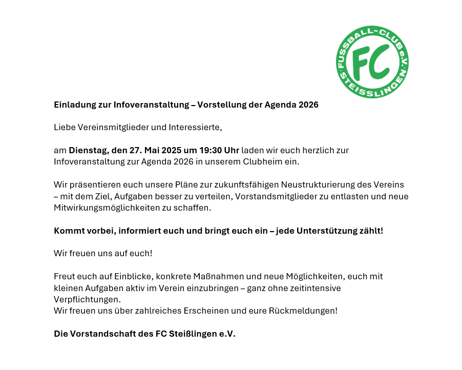 2025-05-20 Einladung zur Infoveranstaltung – Vorstellung der Agenda 2026
